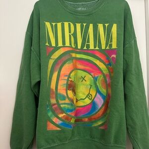 nirvana urban outfitters crew neck